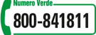 Numero verde 800 841811